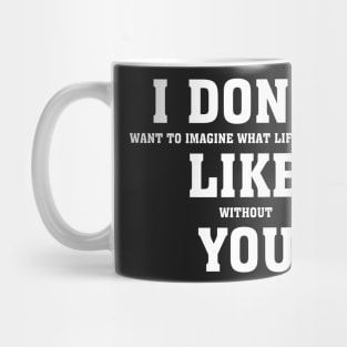 I don't like you - Valentines Shirt Mug